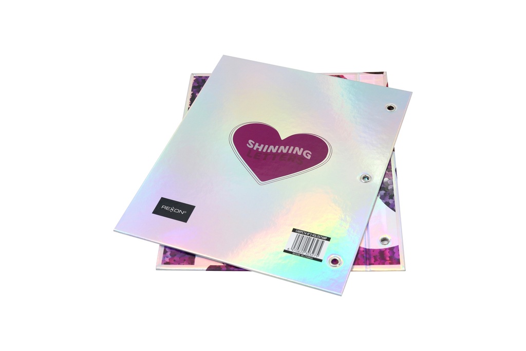 CARPETA 2 TAPAS Nº3 REXON SHINNING LETTER