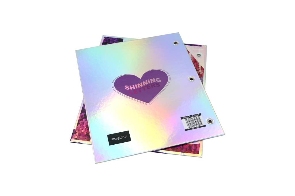 CARPETA 2 TAPAS Nº3 REXON SHINNING LETTER