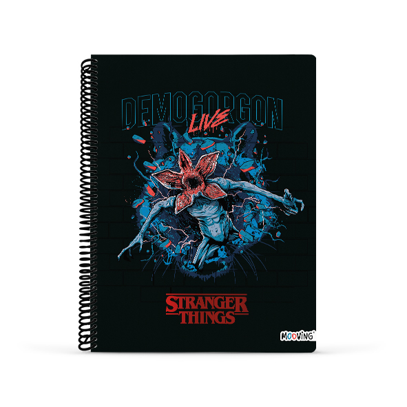 CUAD.MOOVING A4 UNIVERSITARIO 80H STRANGER THINGS
