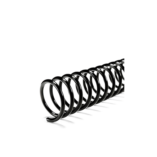 ESPIRAL 7MM NEGRO X50 ( 25H)