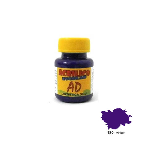 ACRILICO ESCOLAR AD 40ML COLOR VIOLETA