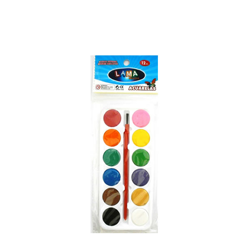 ACUARELA LAMA BLISTER X12 28MM