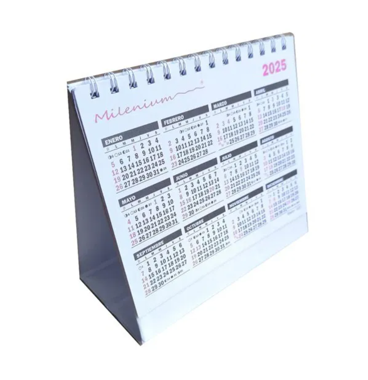 CALENDARIO PLANIFICADOR MENSUAL CARPITA PLEGABLE 15x19cm BASE 2mm 2026