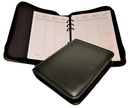 AGENDA NIVEL 10 14x19 SV SIMIL CUERO CON ANILLOS Y CIERRE