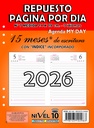 REPUESTO AGENDA NIVEL 10 Nº7 14x19cm SEMANAL CON INDICE (LLEVA 2 PAGA 1)
