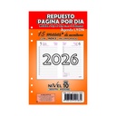 REPUESTO AGENDA NIVEL 10 11x17cm DIA POR PAGINA CON INDICE