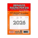REPUESTO AGENDA NIVEL 10 Nº7 14x19cm DIA POR PAGINA CON INDICE (LLEVA 2 PAGA 1)