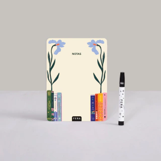 PLANNER IMANTADO FERA NOTAS LIBROS + MARCADOR