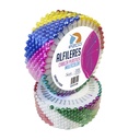 ALFILERES EZCO CABEZA PLASTICA MULTICOLOR 38mm X 12 DISCOS