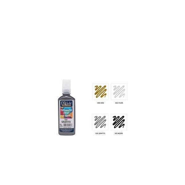 DELINEADOR VITRAL EQ 40CC GRAFITO
