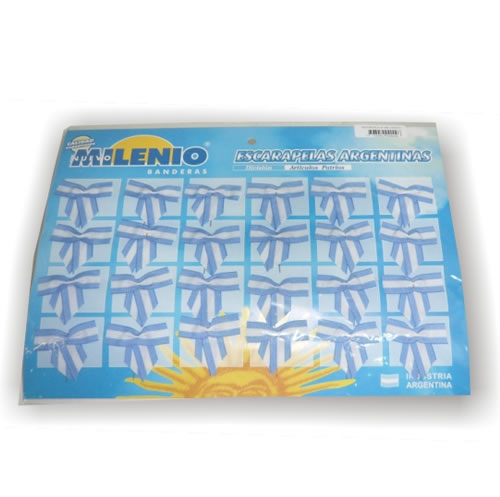 ESCARAPELA NUEVO MILENIO MOÑO SIMPLE N°108 X24 UNIDADES