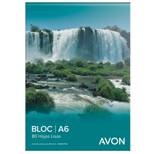 BLOCK AVON A6 80 HOJAS LISO