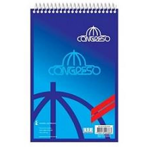 BLOCK CONGRESO ESPIRAL ESQUELA 80 HOJAS RAYADO