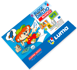 BLOCK LUMA Nº5 20 HOJAS BLANCO