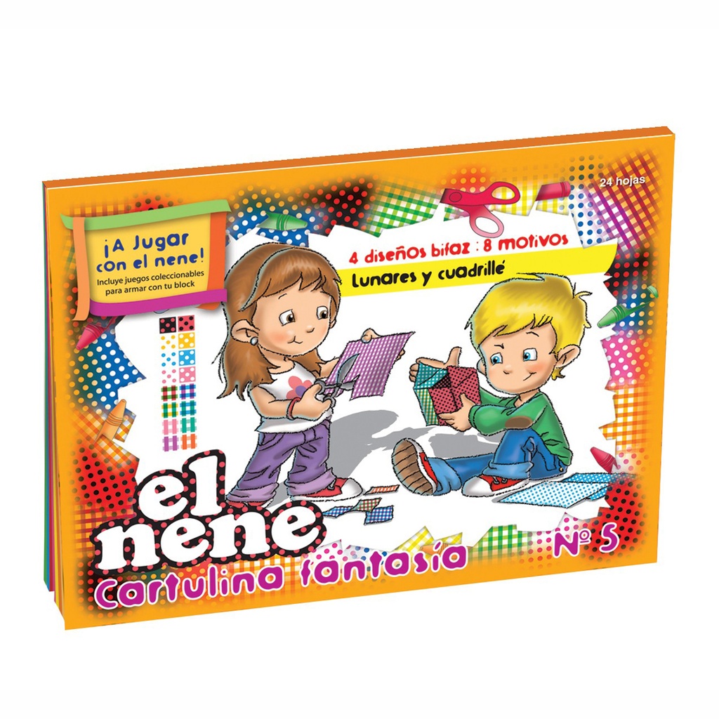 BLOCK EL NENE Nº5 24 HOJAS FANTASIA