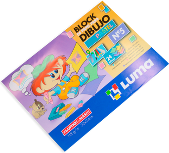 BLOCK LUMA Nº5 24 HOJAS PASTEL
