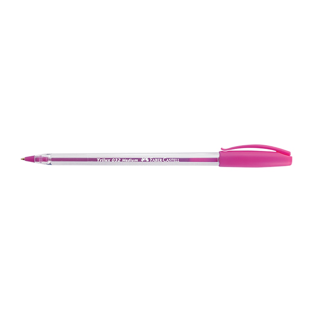 BOLIGRAFO FABER TRILUX 032 1.0 X 12 ROSA