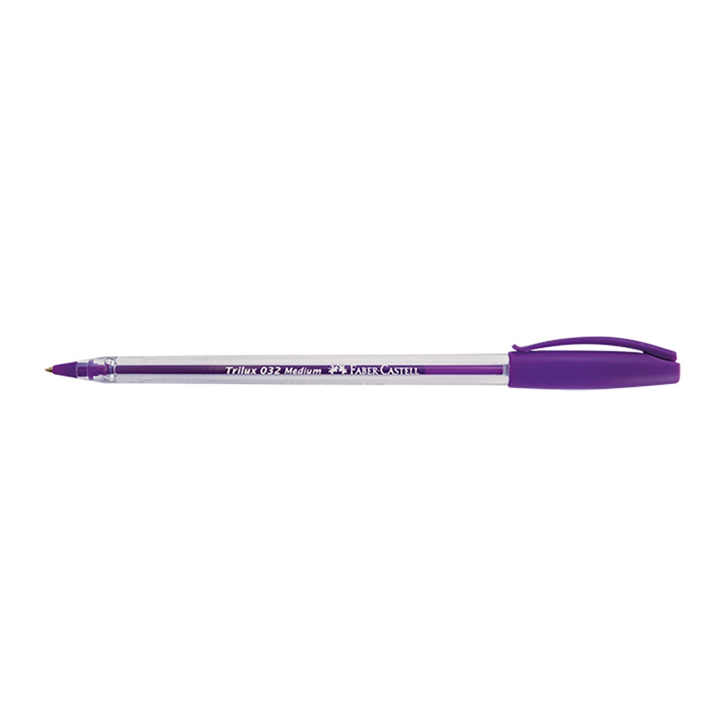 BOLIGRAFO FABER TRILUX 032 1.0 X 12 VIOLETA