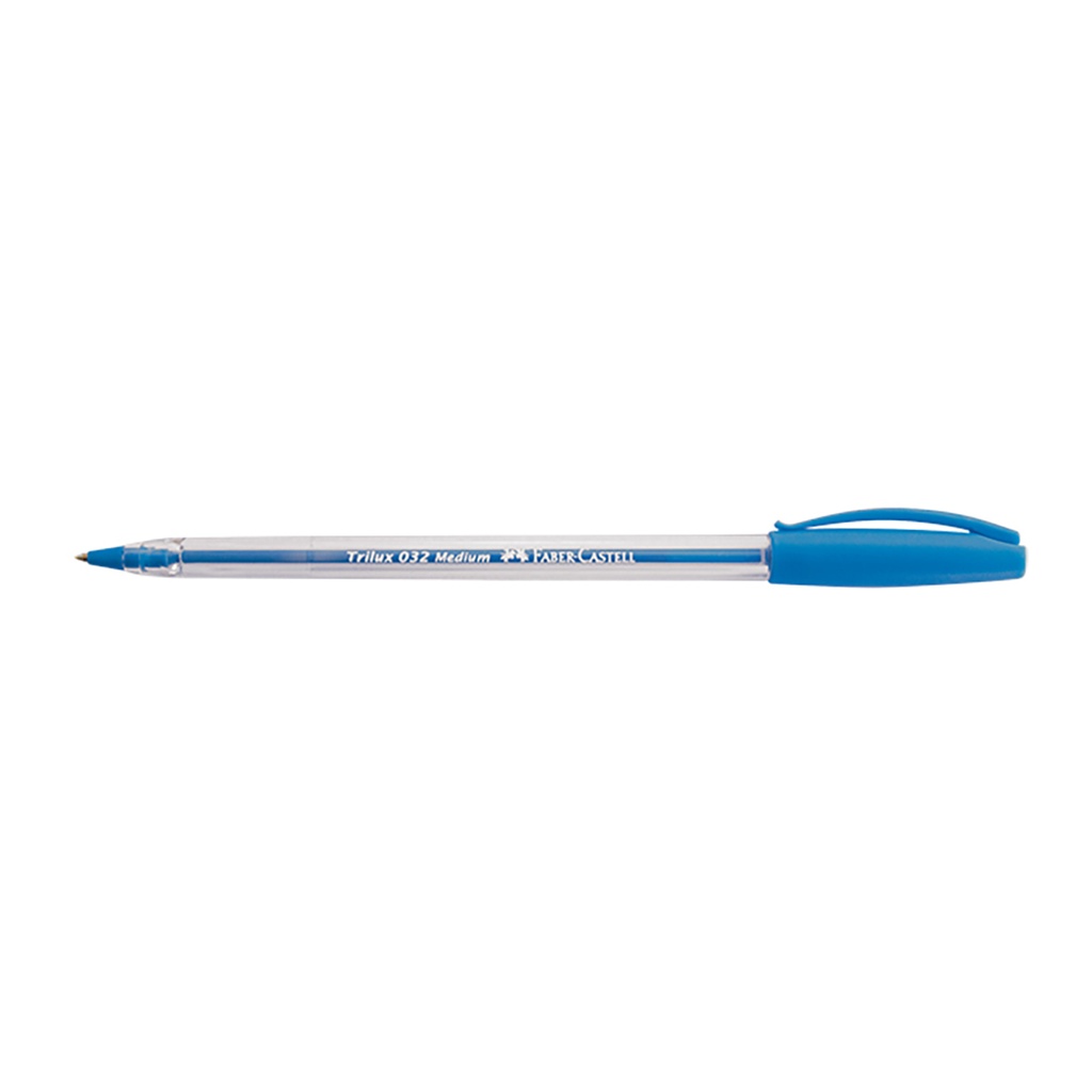 BOLIGRAFO FABER TRILUX 032 1.0 X 12 CELESTE
