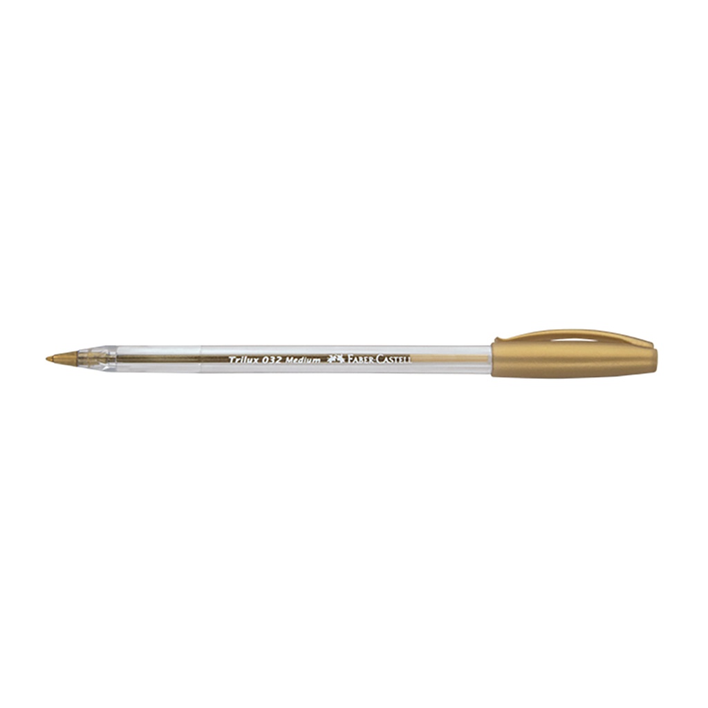 BOLIGRAFO FABER TRILUX 032 1.0 X 12 DORADO