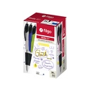 BOLIGRAFO FILGO GINZA 027 RETRACTIL 1.0 X 36 NEGRO