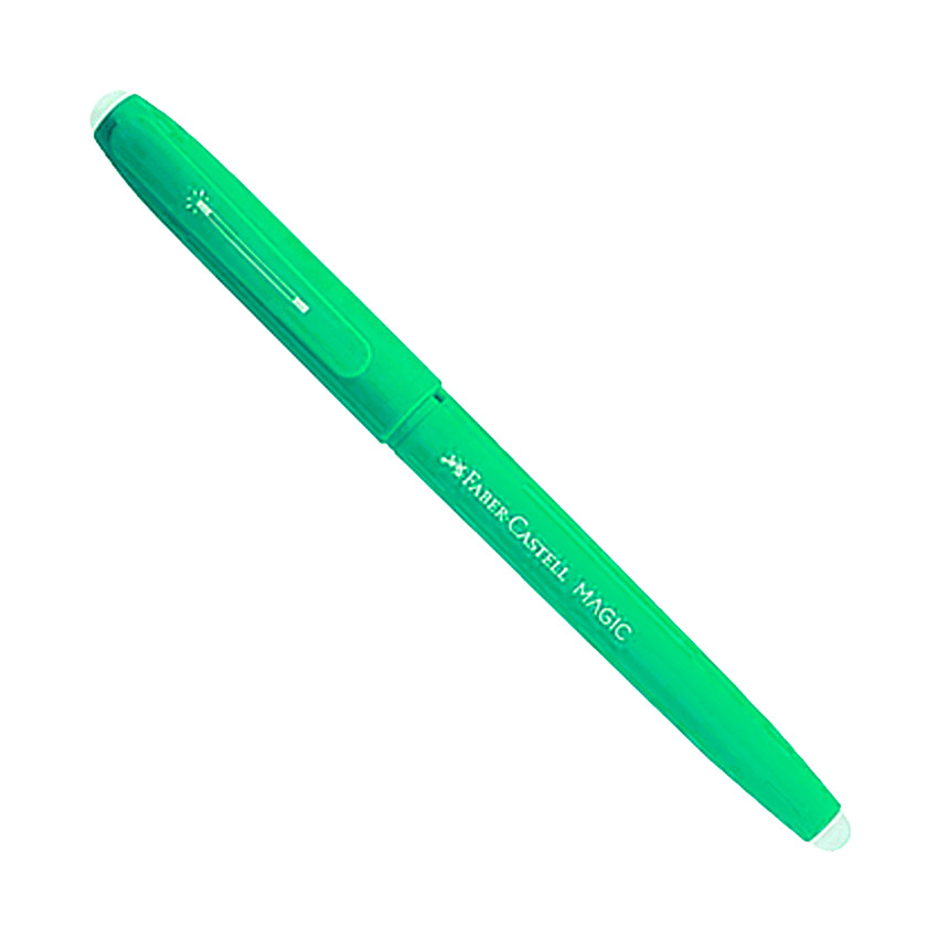 BOLIGRAFO FABER BORRABLE MAGIC VERDE X12 TINTA AZUL PROMO