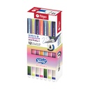 BOLIGRAFO FILGO BORRAX SE SUNSET BORRABLE Y RECARGABLE 0.7 X 12 AZUL