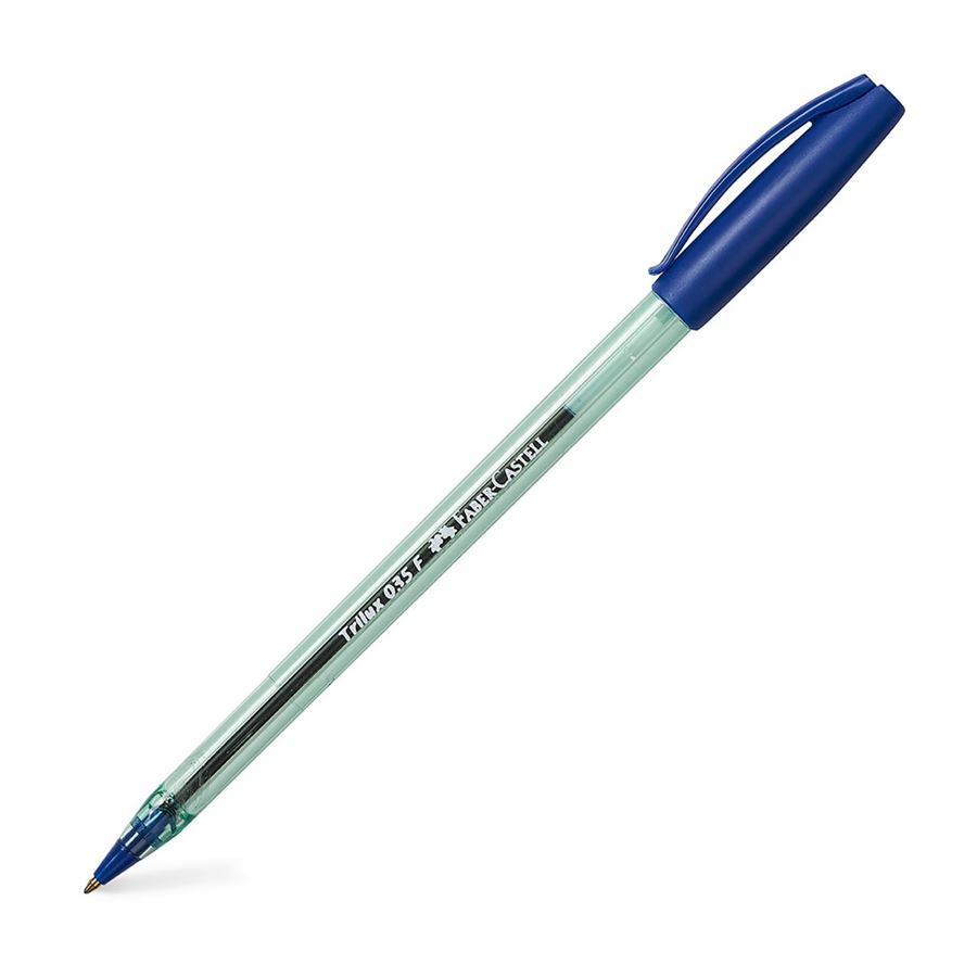 BOLIGRAFO FABER TRILUX 035 X12 AZUL DISCONTINUO