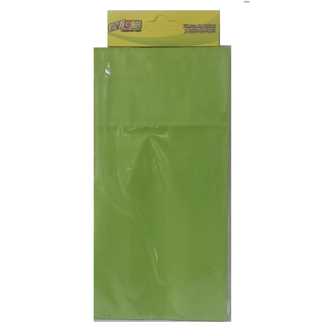 BOLSA SOUVENIR EVACOR 12x25x7cm X 10 UNIDADES VERDE MANZANA