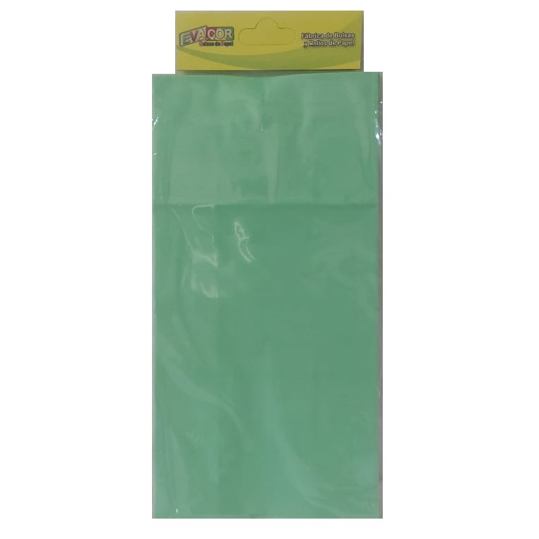 BOLSA SOUVENIR EVACOR 12x25x7cm X 10 UNIDADES VERDE PASTEL