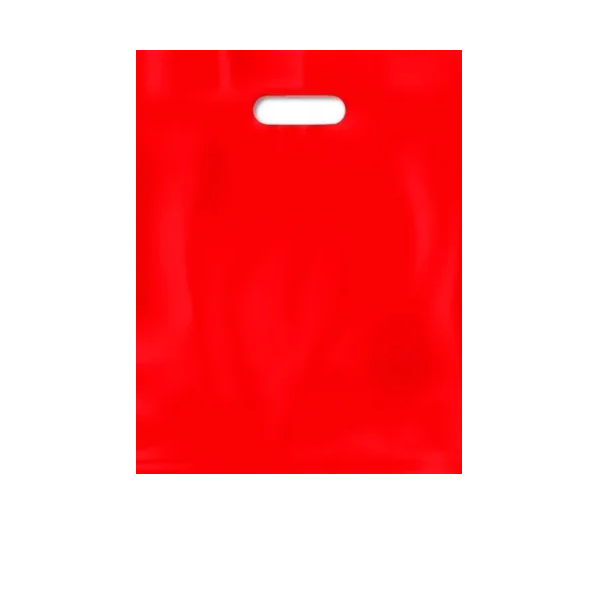 BOLSA RIÑON 20X30 LISA COLOR ROJO X50
