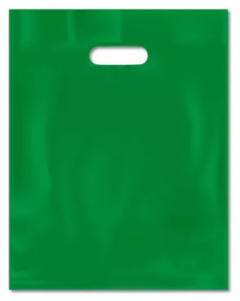 BOLSA RIÑON 15X20 LISA COLOR VERDE X50