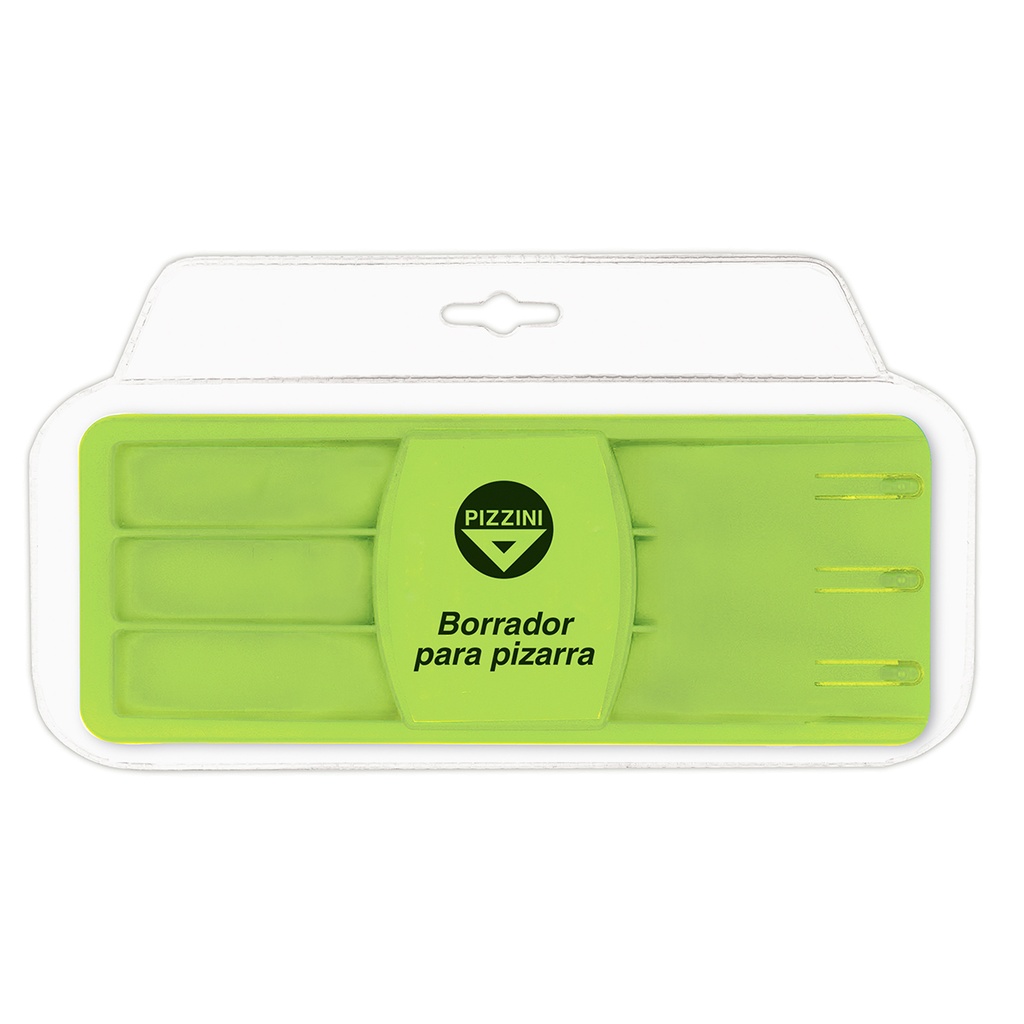 BORRADOR PIZZINI CON CAVIDAD PARA 3 MARCADORES