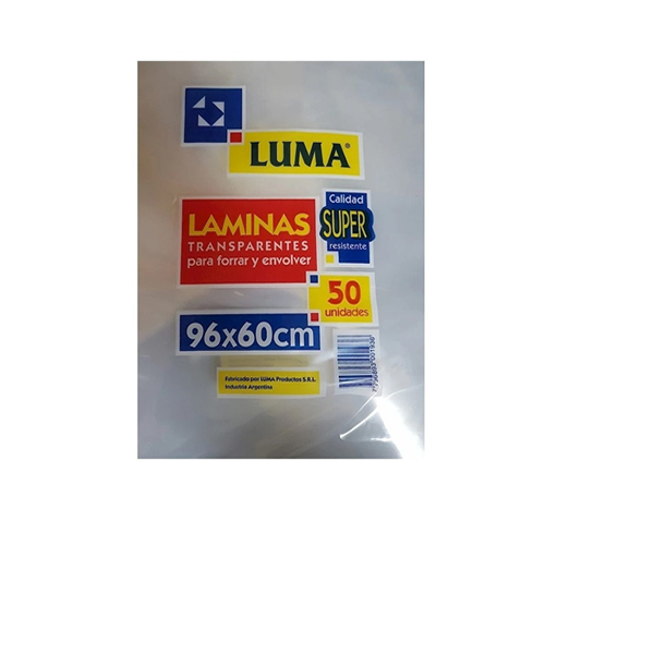 LAMINAS POLIETILENO LUMA 96X60CM X50