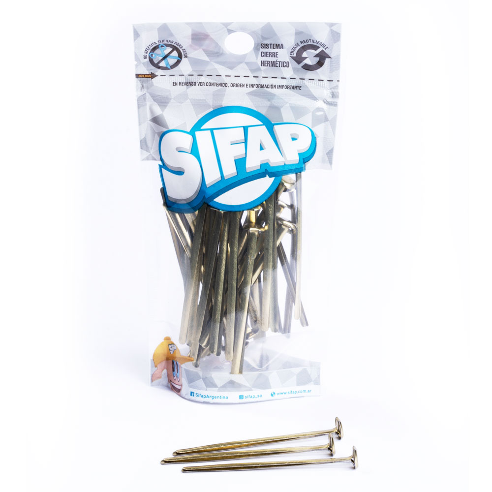 BROCHES DORADOS SIFAP Nº14 X100