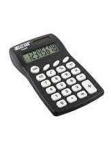 CALCULADORA ECAL DE BOLSILLO TC57 10DIG+1PILA DISCONTINUO