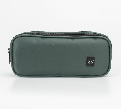 CARTUCHERA FW OVAL DOBLE CIERRE VARIOS COLORES