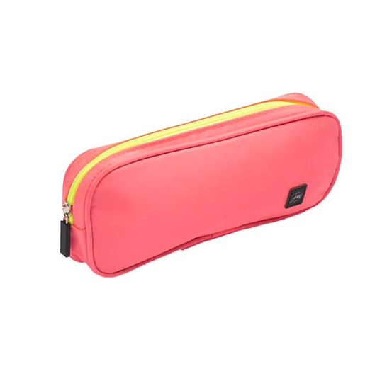 CARTUCHERA FW OVAL 1 CIERRE VARIOS COLORES