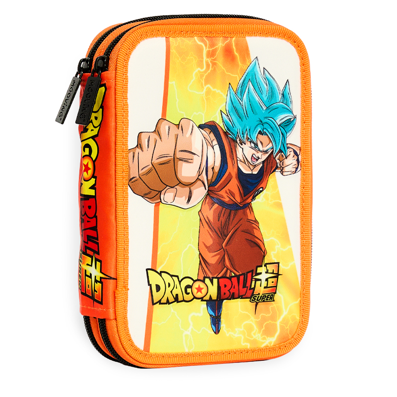 CARTUCHERA MOOVING TEXTIL 2 PISOS DRAGON BALL