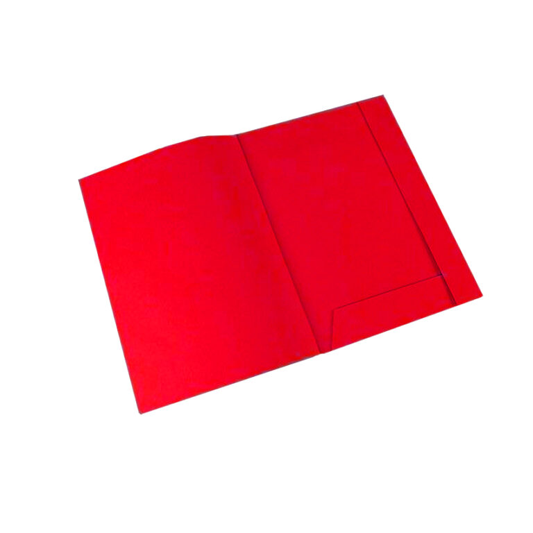 CARPETA 2 SOLAPAS A4 F55 X25 ROJO
