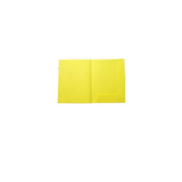 CARPETA 2 SOLAPAS A4 F55 X25 AMARILLO