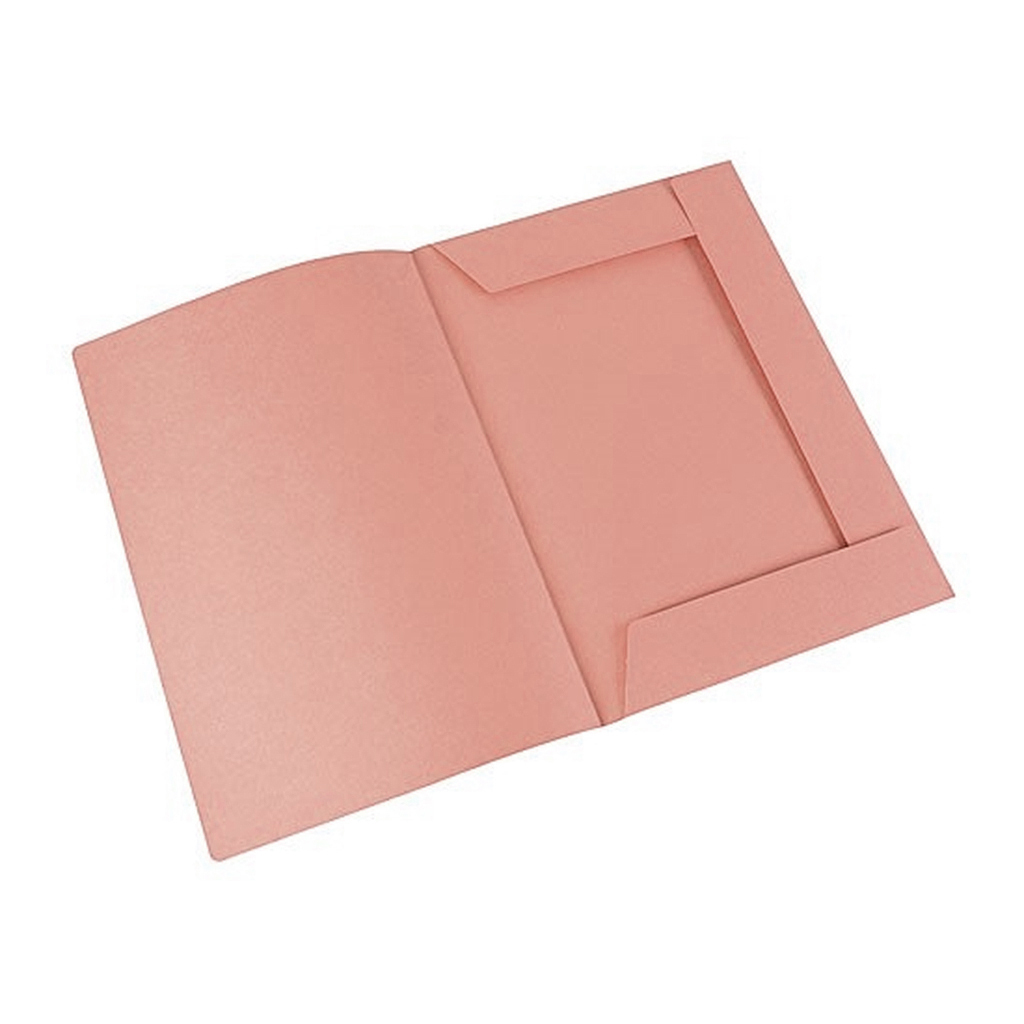 CARPETA 2 SOLAPAS A4 F55 X25 ROSA