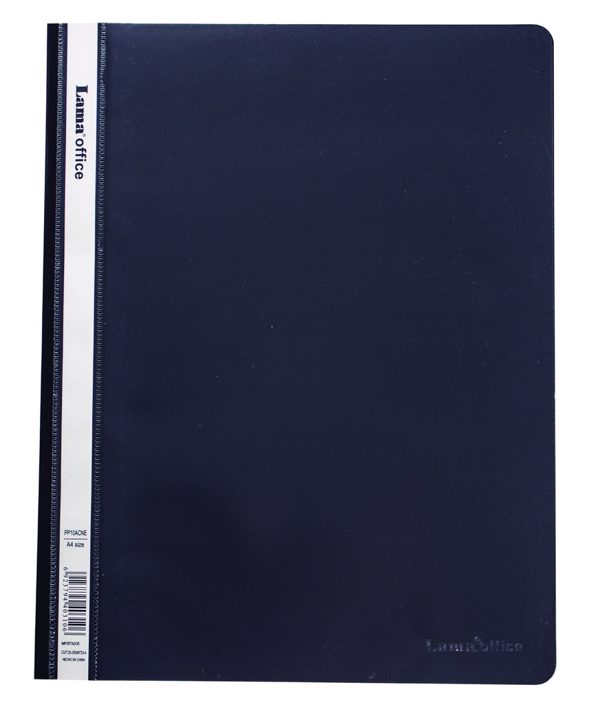 CARPETA LAMA OFICIO BASE OPACA NEGRO X12