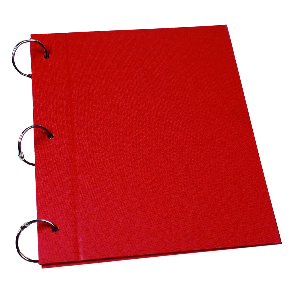 CARPETA LAMA Nº3 2 TAPAS PVC ROJO