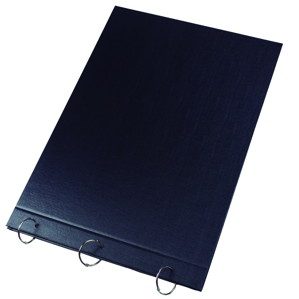 CARPETA LAMA 2 TAPAS Nº6 PVC NEGRO