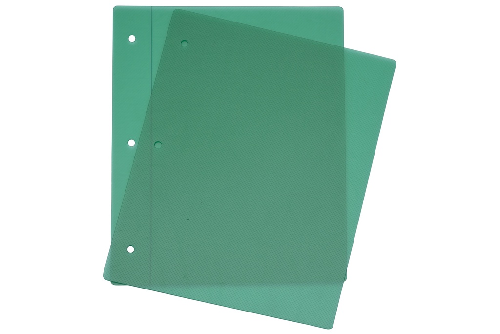 CARPETA LAMA Nº3 2 TAPAS CRISTAL VERDE