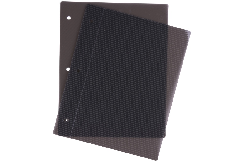 CARPETA LAMA Nº3 2 TAPAS CRISTAL HUMO