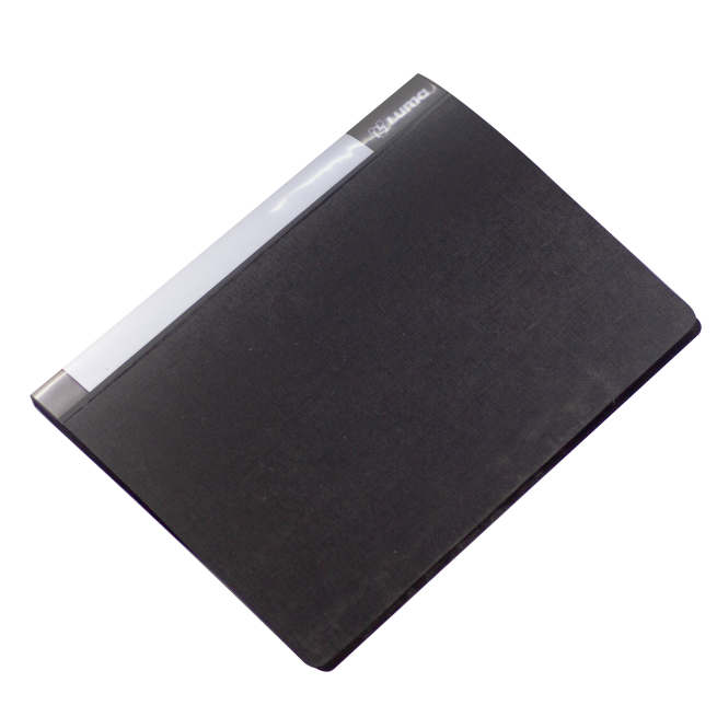 CARPETA LUMA OFICIO X10 FOLIOS NEGRO DISCONTINUO