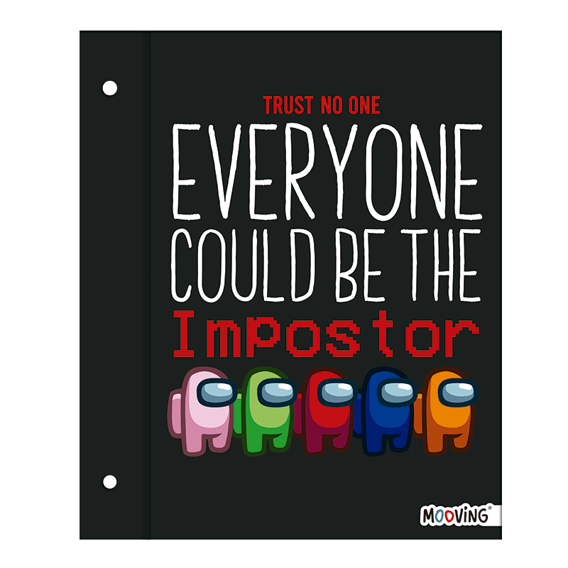 CARPETA 2 TAPAS Nº3 MOOVING AMONG US LIQUIDACION