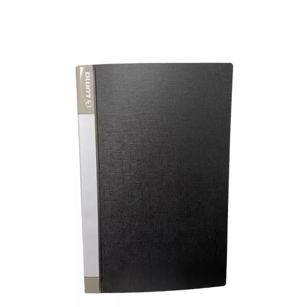 CARPETA LUMA OFICIO X30 FOLIOS NEGRO